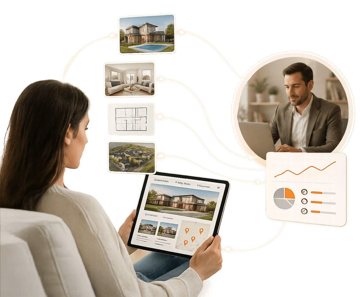 Buyer discovery with agent intelligence dashboard